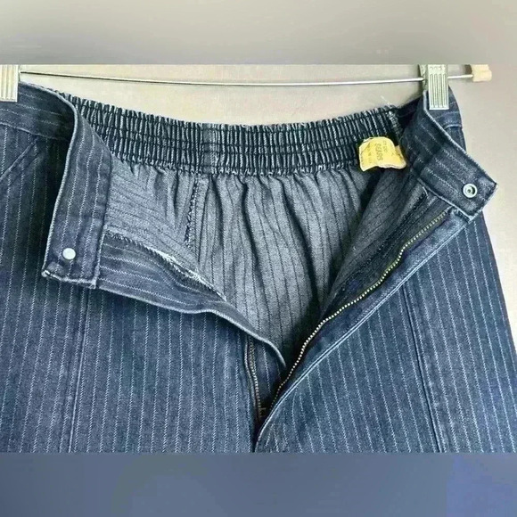 Sears Vintage Women's Plus Size Stripe Jean Pants (225) - Picture 8 of 12